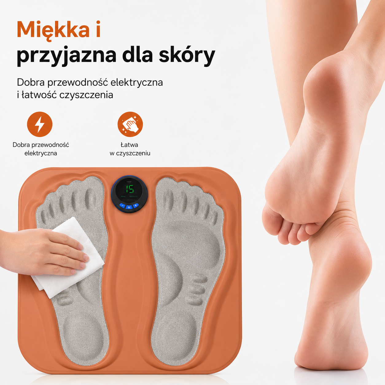 Reliva™ – Mata EMS do Relaksu i Masażu Stóp