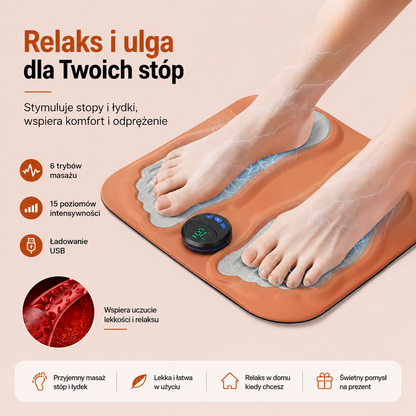 Reliva™ – Mata EMS do Relaksu i Masażu Stóp